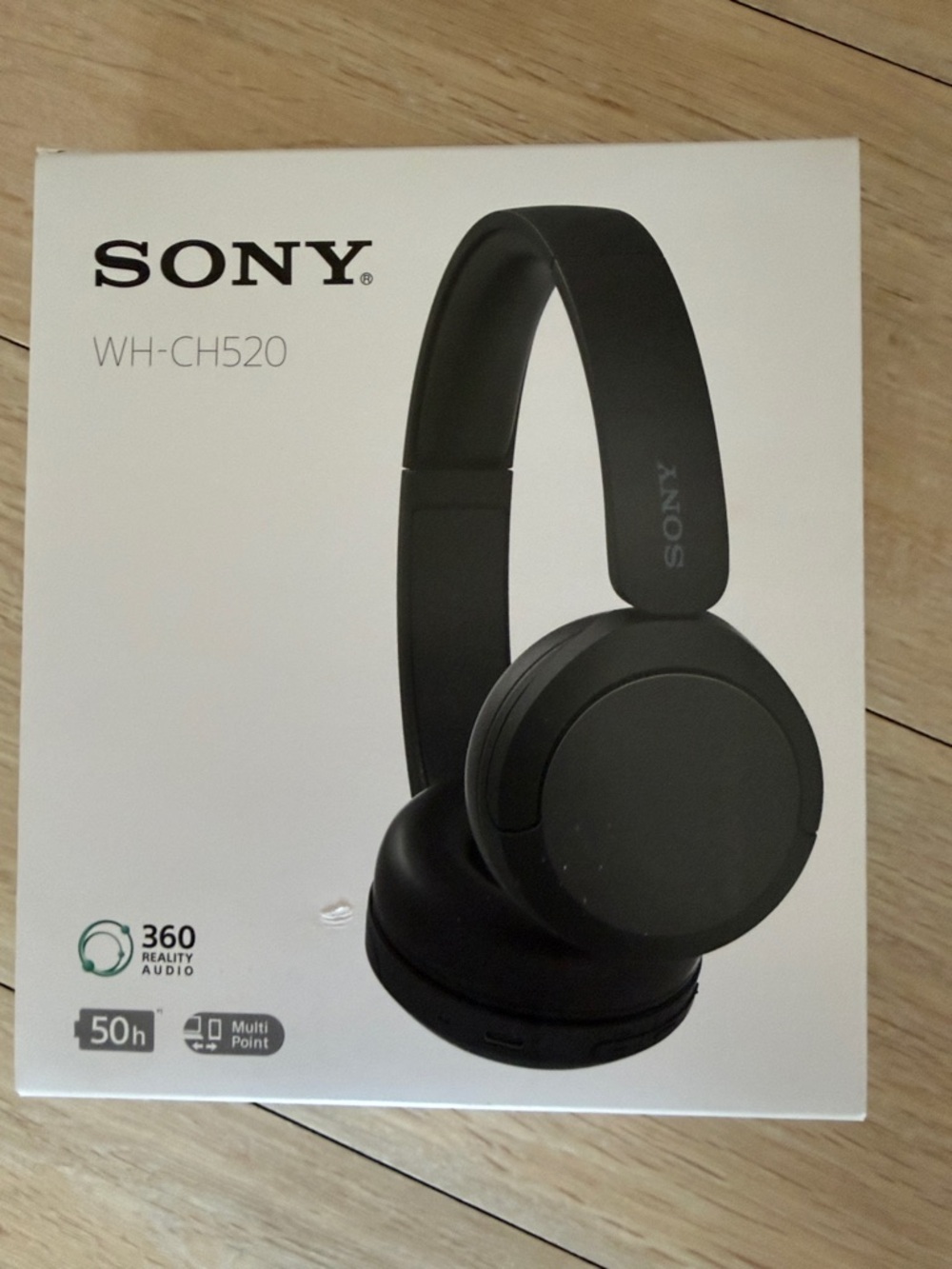 Sony WH-CH520 Wireless Headphones - Matte Black